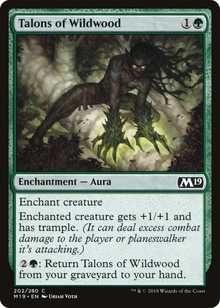 Talons of Wildwood [Core Set 2019] Foil
