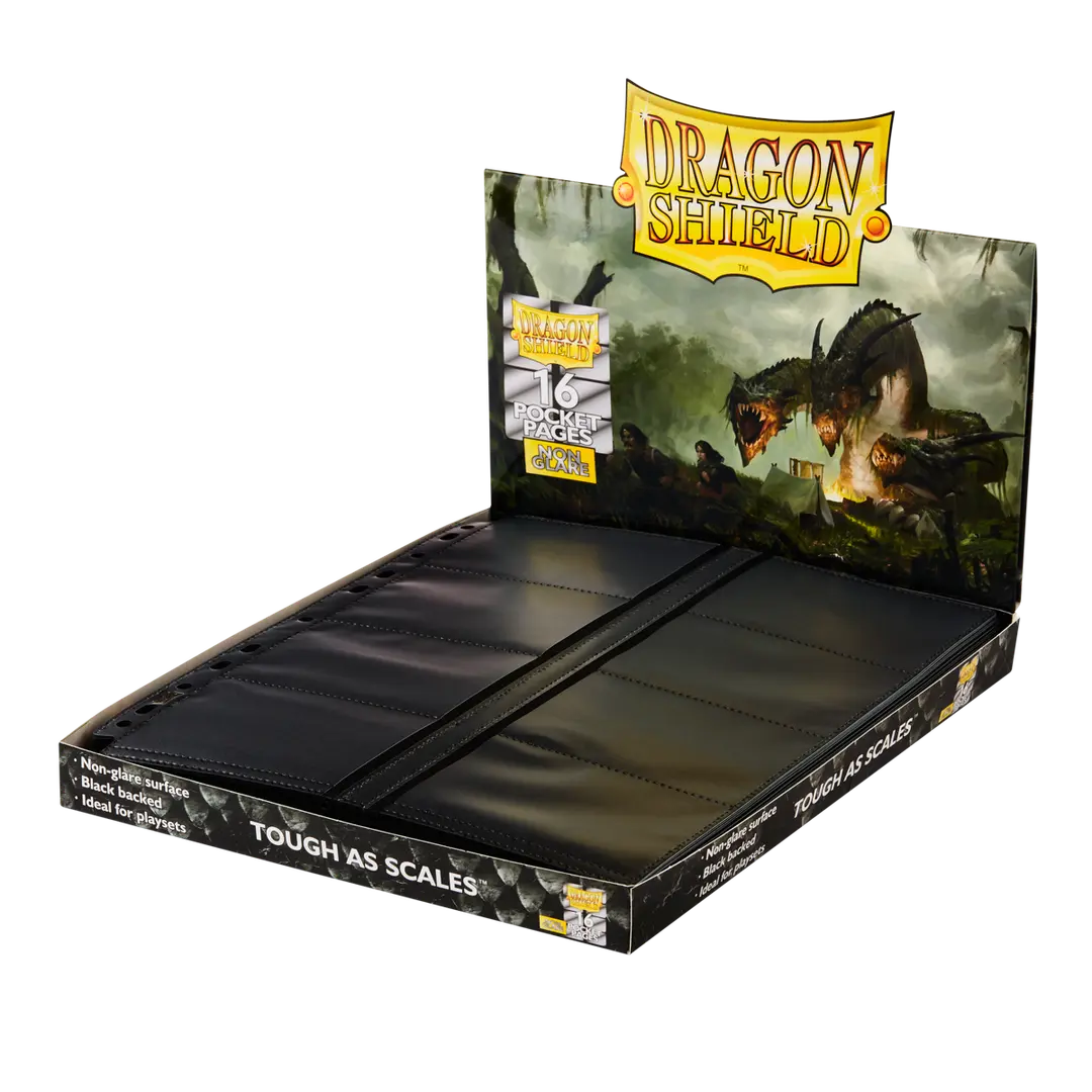 Dragon Shield | 16-Pocket | Double Sided Horizontal Pages (Non-Glare)