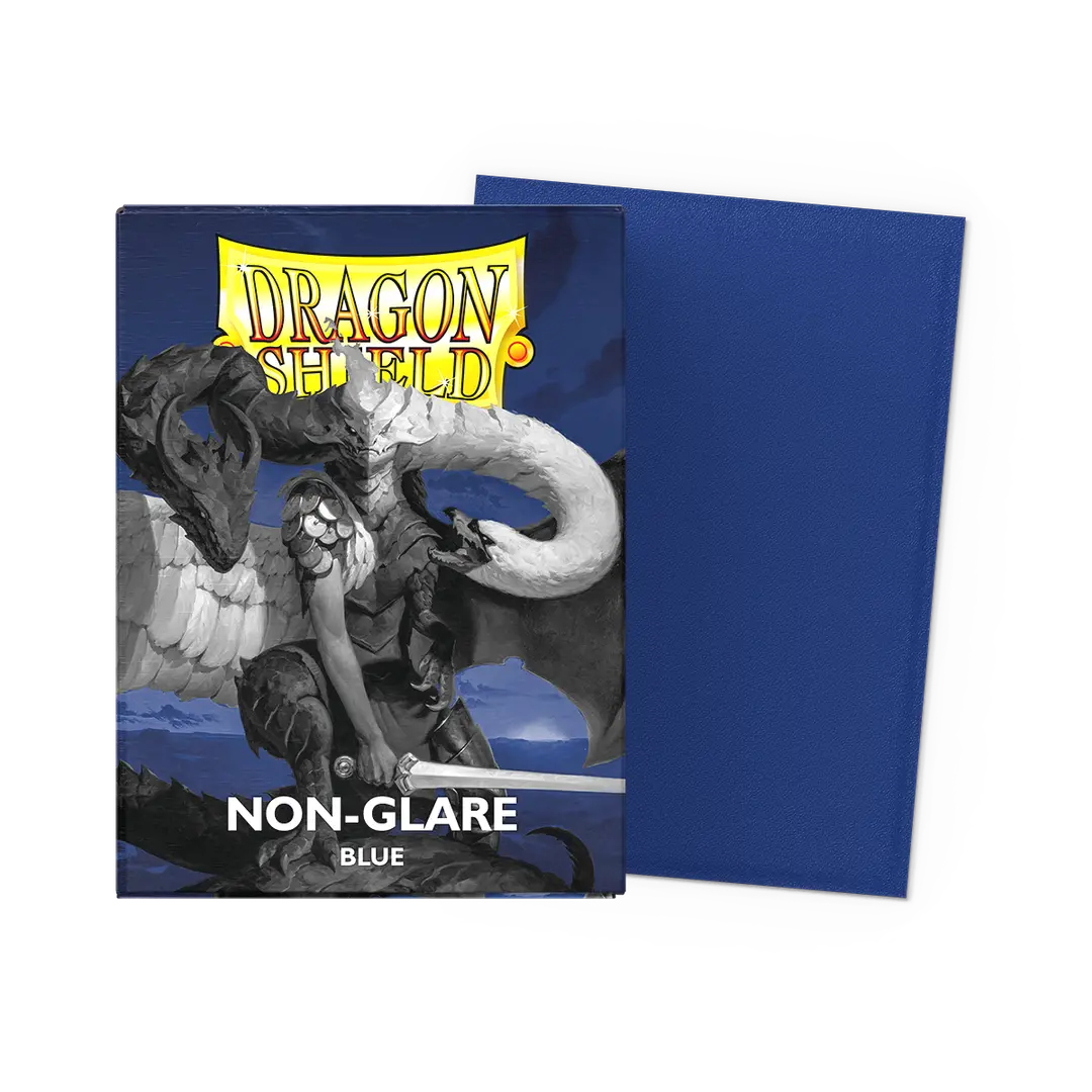Dragon Shield | Standard Size Sleeves | 100ct | Non-Glare | Blue (Matte)