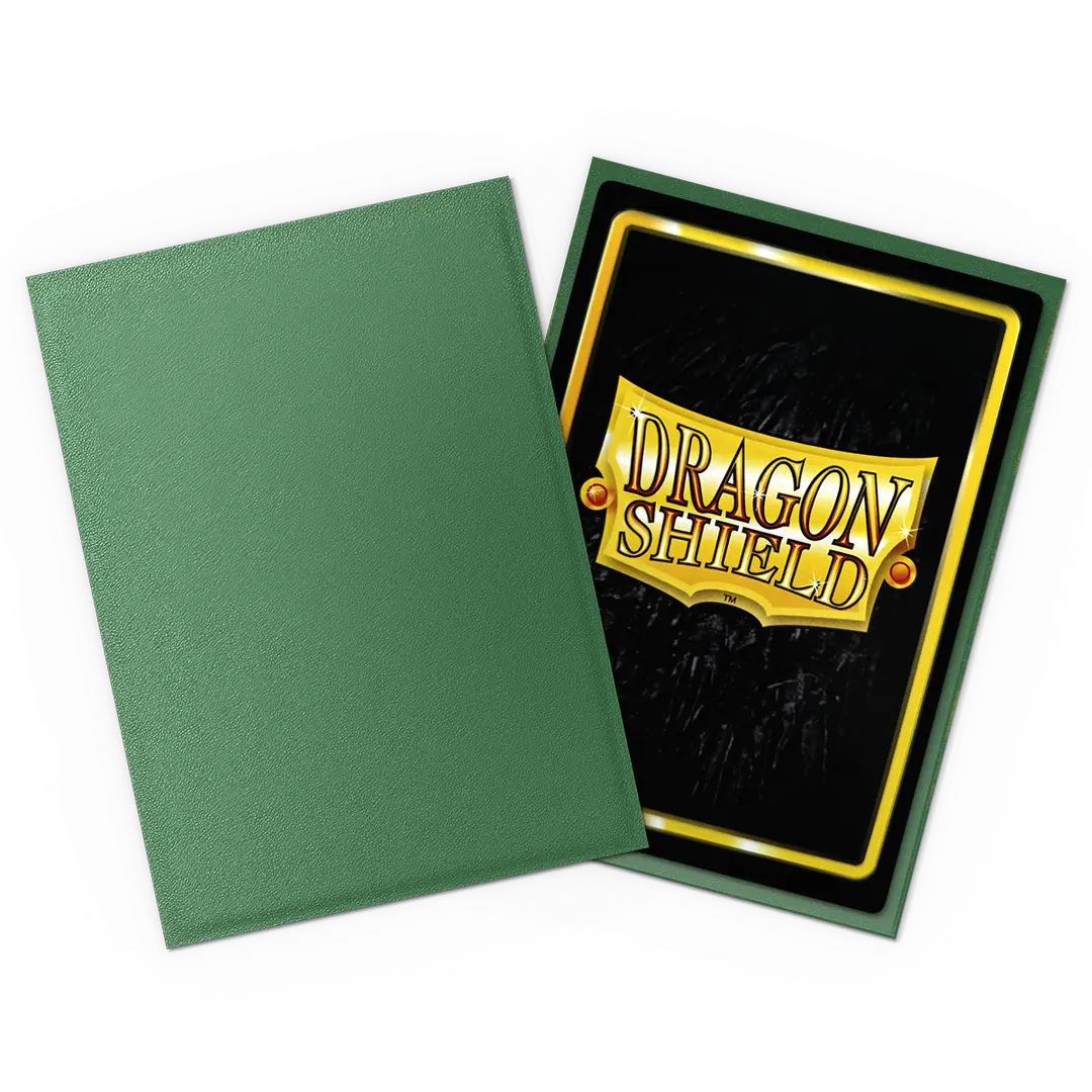 Dragon Shield | Standard Size Sleeves | 100ct | Non-Glare | Forest Green (Matte)