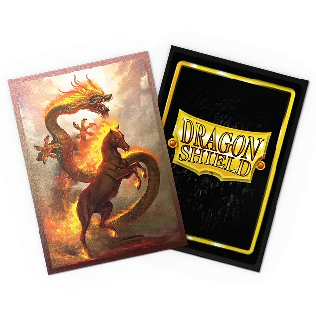 Dragon Shield | Standard Size Sleeves | 100ct | Year Of The Fire Horse 2026 (Art Dual Matte)