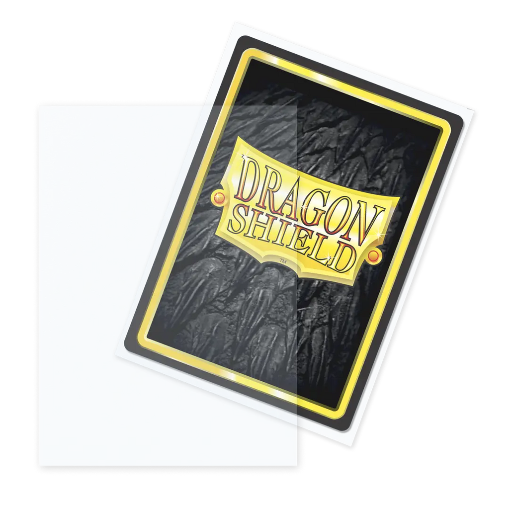 Dragon Shield | Outer Sleeves | 100ct | Clear (Matte)