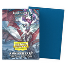 Dragon Shield | Standard Size Sleeves | 100ct | Blue/Silver: 25th Anniversary Edition (Dual Matte)