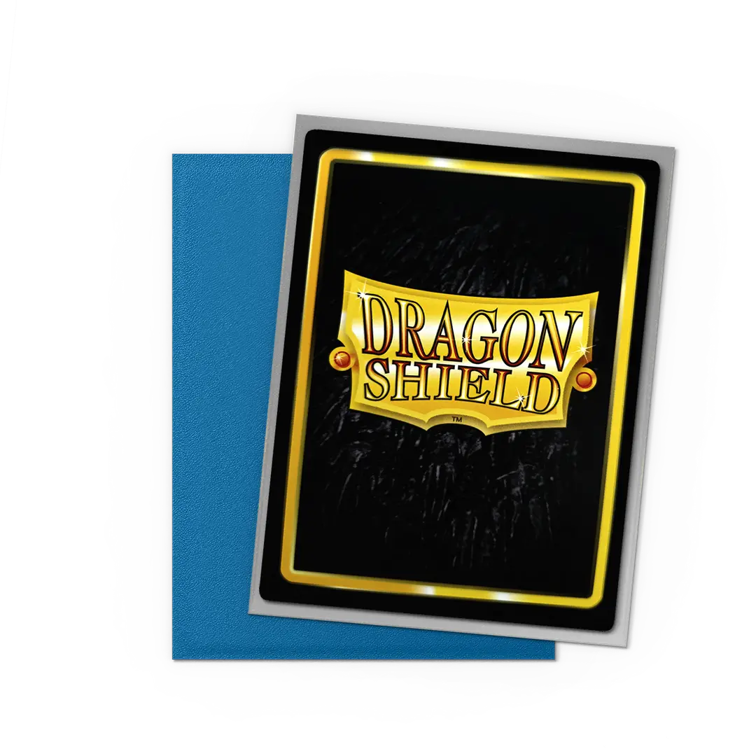 Dragon Shield | Standard Size Sleeves | 100ct | Blue/Silver: 25th Anniversary Edition (Dual Matte)