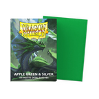 Dragon Shield | Standard Size Sleeves | 100ct | Apple Green & Silver (Dual Matte)