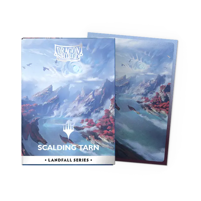 Dragon Shield | Standard Size Sleeves | 100ct | MTG Landfall Series | Scalding Tarn (Art Dual Matte)