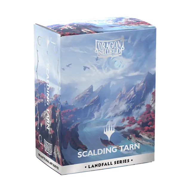 Dragon Shield | Standard Size Sleeves | 100ct | MTG Landfall Series | Scalding Tarn (Art Dual Matte)