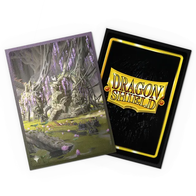 Dragon Shield | Standard Size Sleeves | 100ct | MTG Landfall Series | Verdant Catacombs (Art Dual Matte)