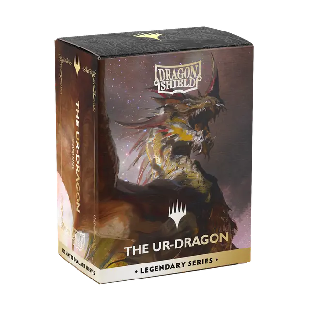 Dragon Shield | Standard Size Sleeves | 100ct | MTG Legendary Series | The Ur-Dragon (Art Dual Matte)