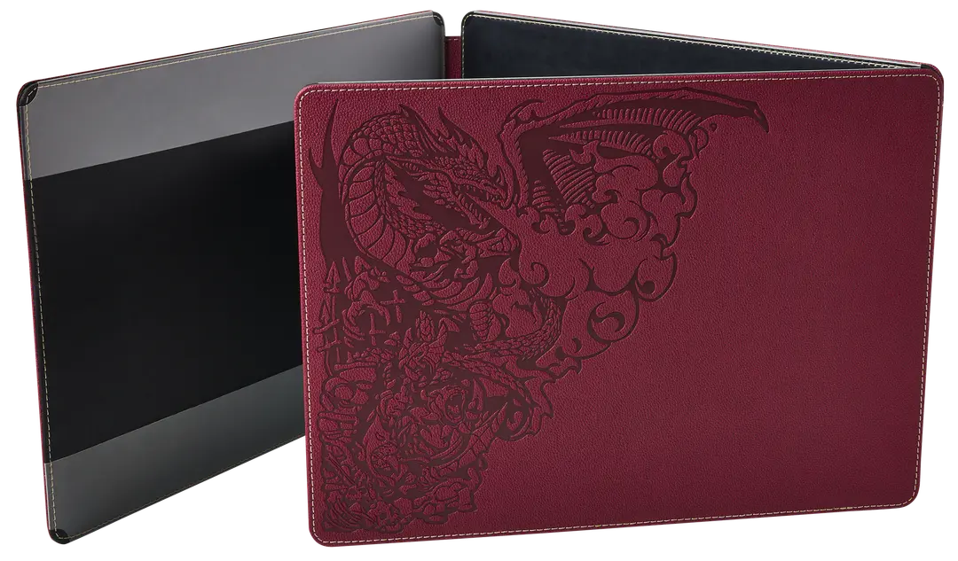 Dragon Shield | Game Master Screen | Blood Red