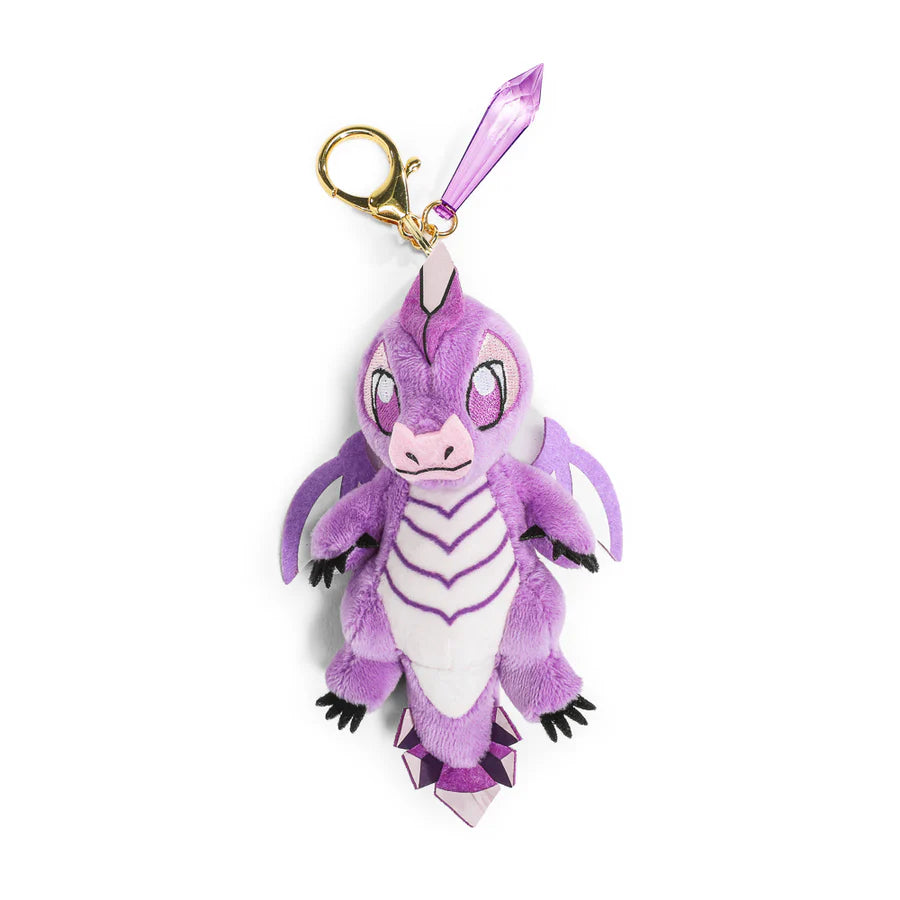 Dungeons & Dragons |  50th Anniversary 3” Plush Charms | Gem Wyrmling - Amethyst