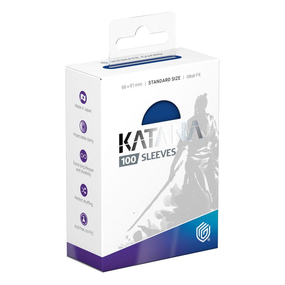 Ultimate Guard: Katana | Standard Size Sleeves | 100ct | Blue Bird (Matte)