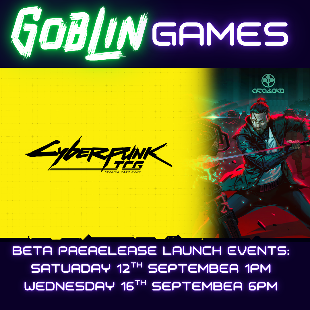 Cyberpunk TCG - BETA Prerelease Launch Event - Saturday 12/09/2026 Ticket