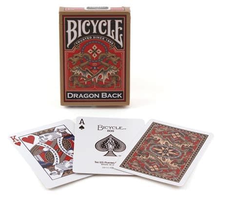 Bicycle Playing Cards | Gold Dragon Back
