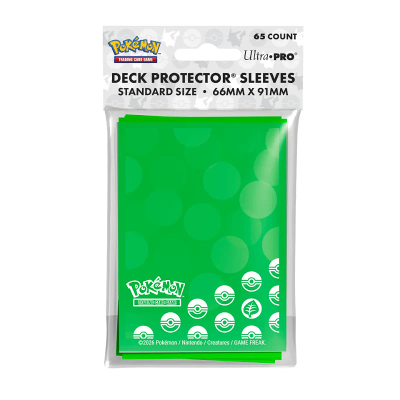 Pokemon | Deck Protector Sleeves - Grass