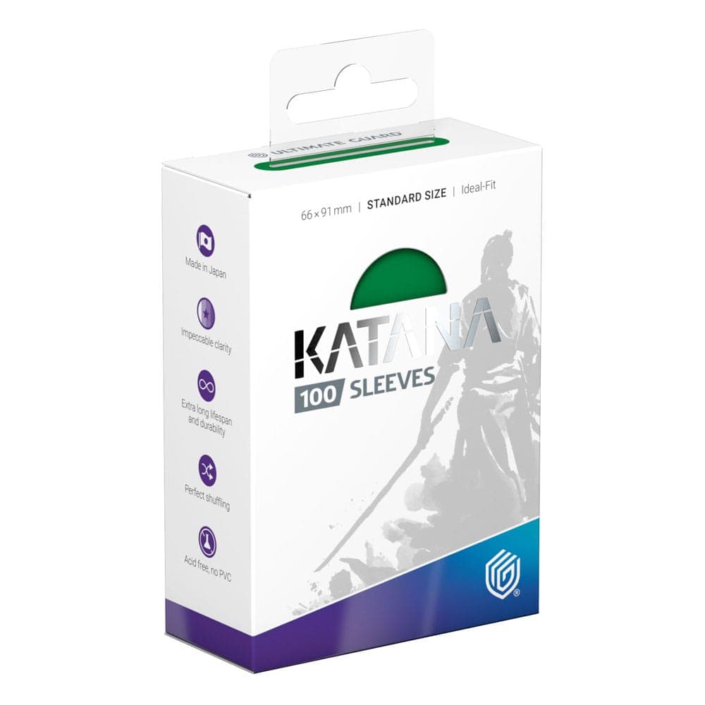 Ultimate Guard: Katana | Standard Size Sleeves | 100ct | Jade Garden (Matte)