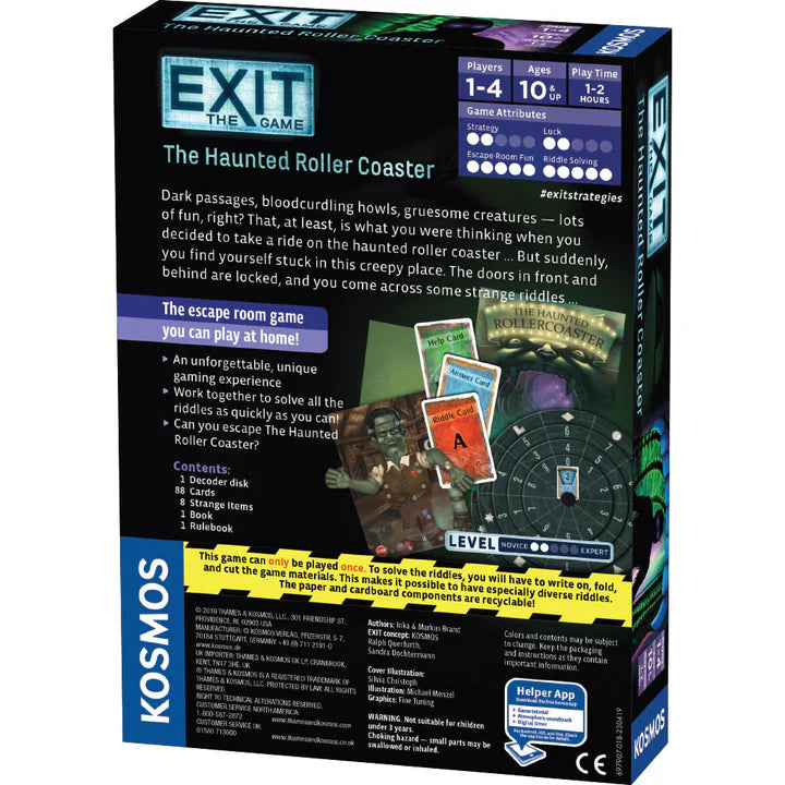 EXIT the Game | The Haunted Roller Coaster