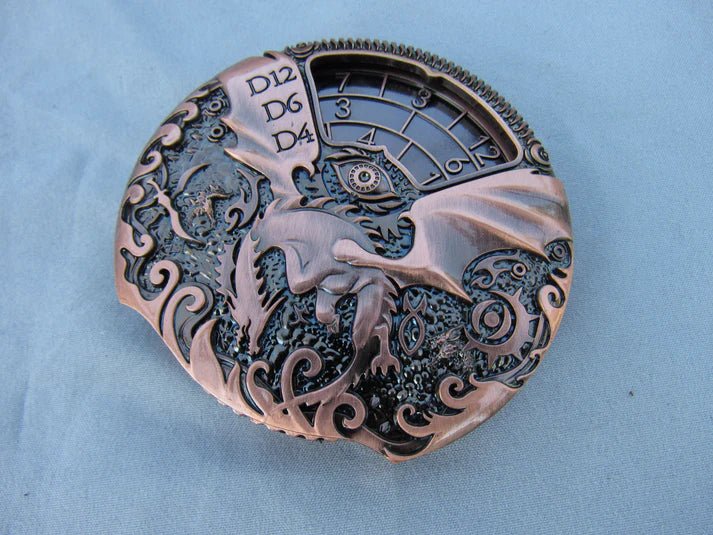 Dice Spinner | Metal | Dragon Spinner | Antique Copper (D1031)