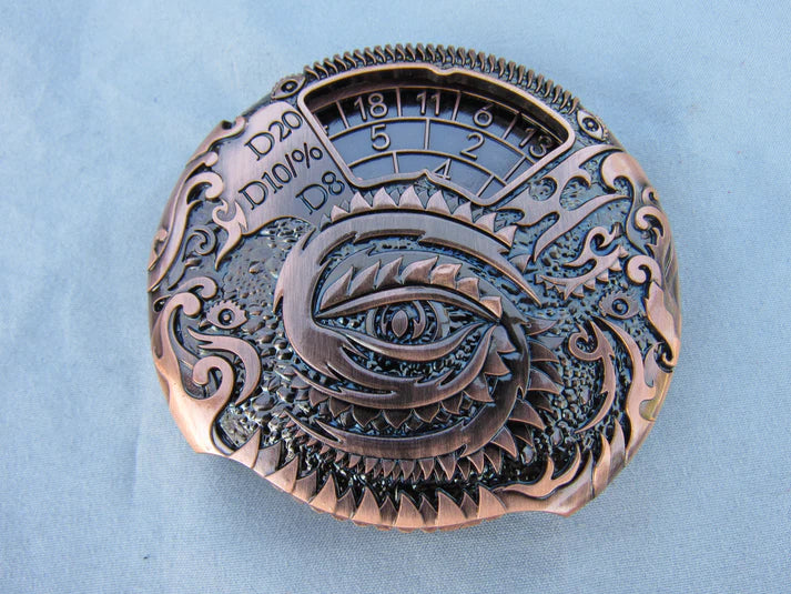 Dice Spinner | Metal | Dragon Spinner | Antique Copper (D1031)
