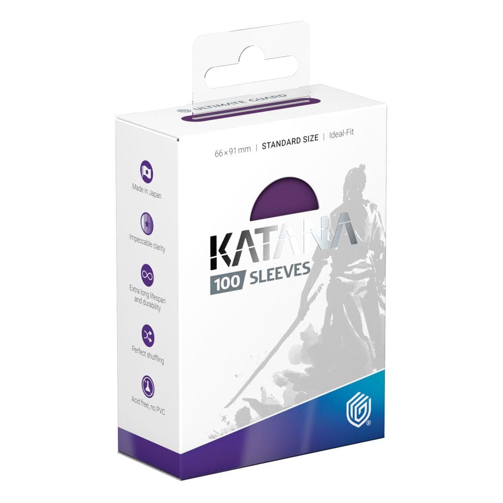 Ultimate Guard: Katana | Standard Size Sleeves | 100ct | Iris Bloom (Matte)