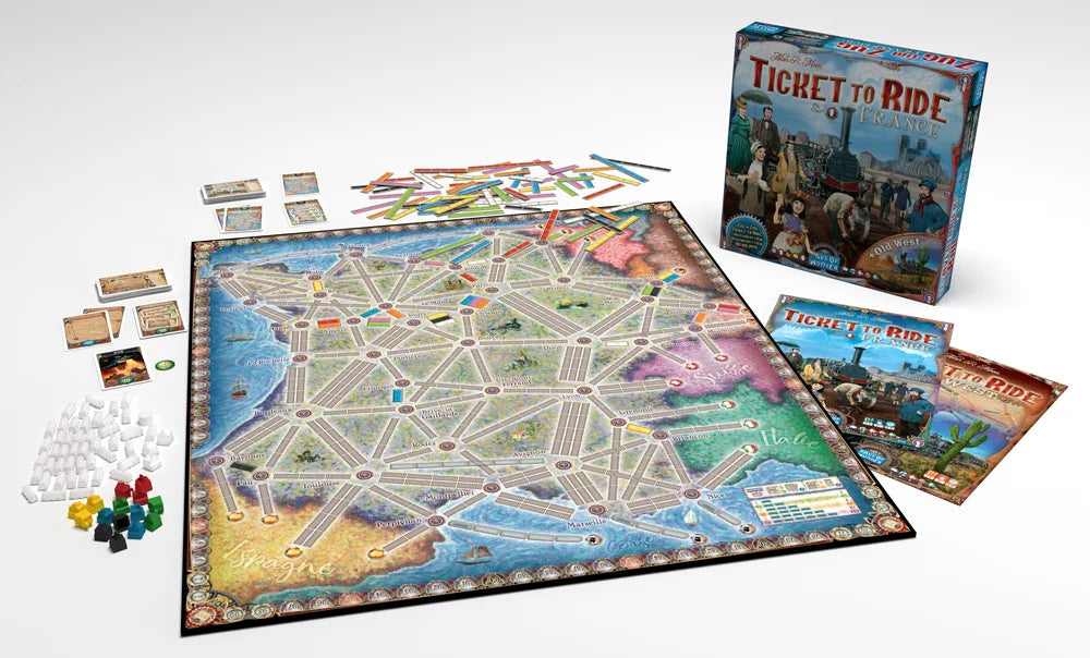 Ticket To Ride | Map Collection | Volume 6: France + Old West