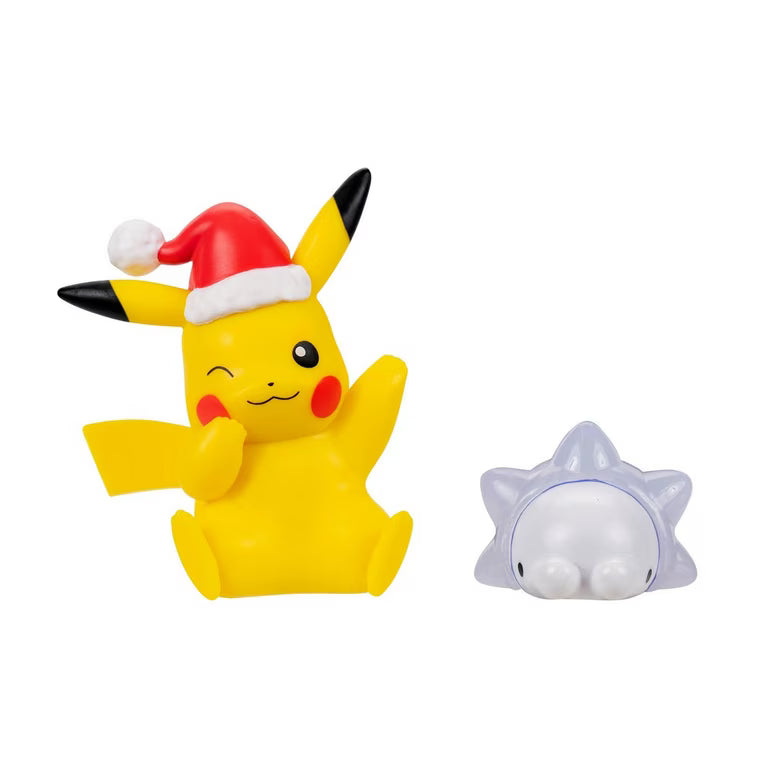 Pokemon Battle Figures | Festive 2 Pack | Pikachu & Snom