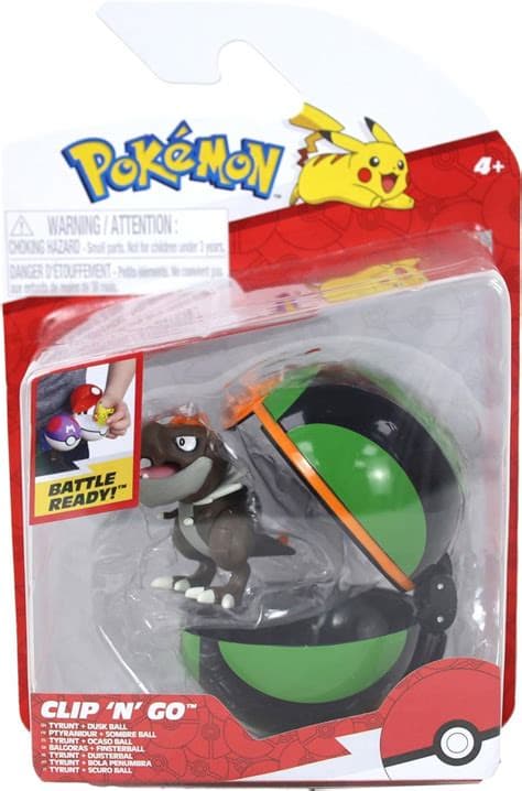 Pokemon Battle Figures | Clip 'n' Go | Tyrunt & Dusk Ball