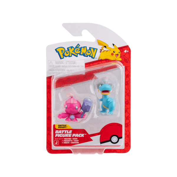 Pokemon Battle Figures | 2 Pack | Tinkatink & Bagon
