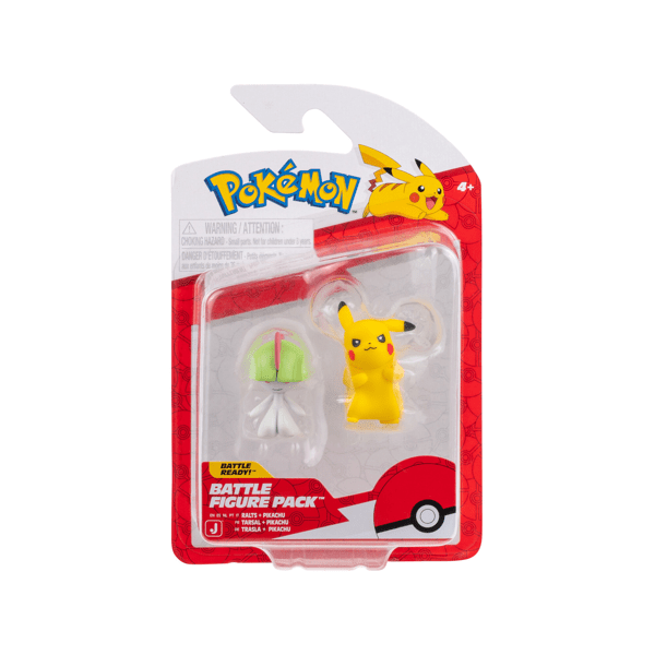 Pokemon Battle Figures | 2 Pack | Ralts & Pikachu