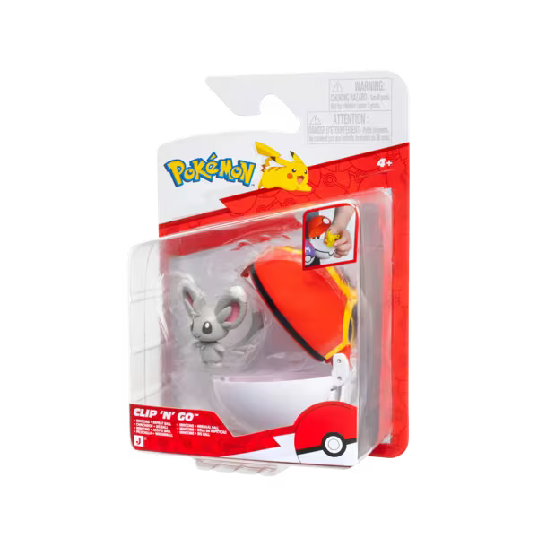 Pokemon Battle Figures | Clip 'n' Go | Minccino & Repeat Ball