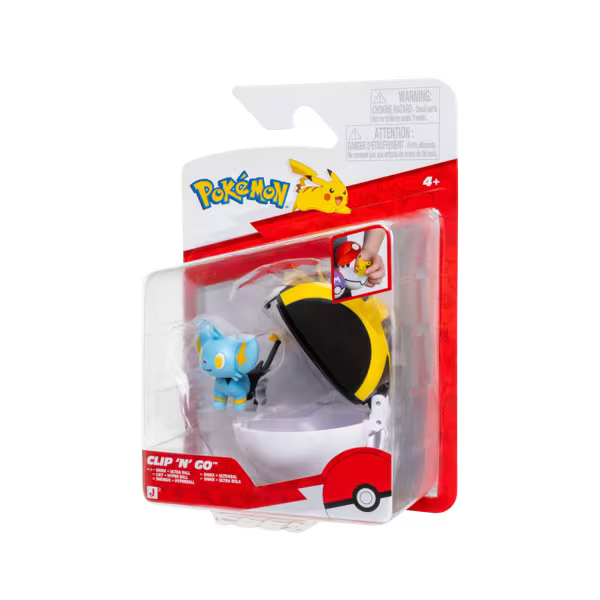 Pokemon Battle Figures | Clip 'n' Go | Shinx & Ultra Ball