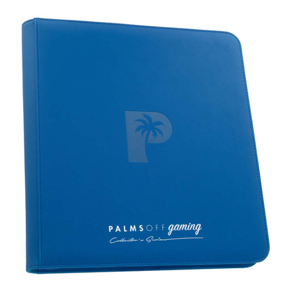 Palms Off | Collector's Series | 12 Pocket Zip Binder | Blue