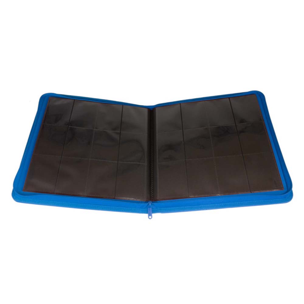 Palms Off | Collector's Series | 12 Pocket Zip Binder | Blue