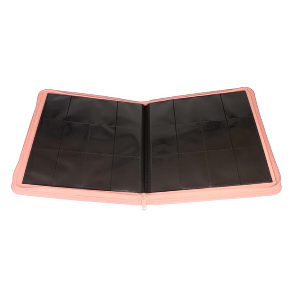 Palms Off | Collector's Series | 12 Pocket Zip Binder | Pink