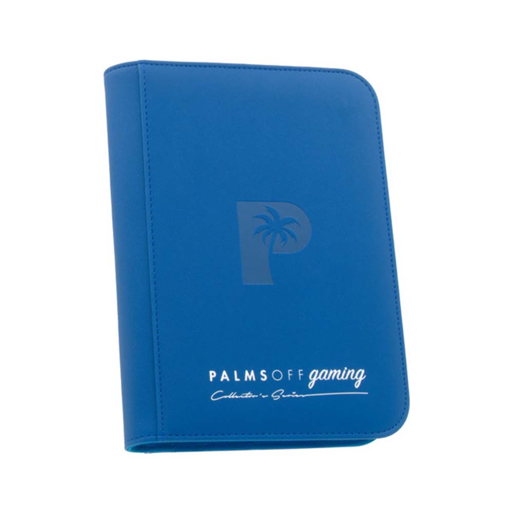 Palms Off | Collector's Series | 4 Pocket Zip Binder | Blue