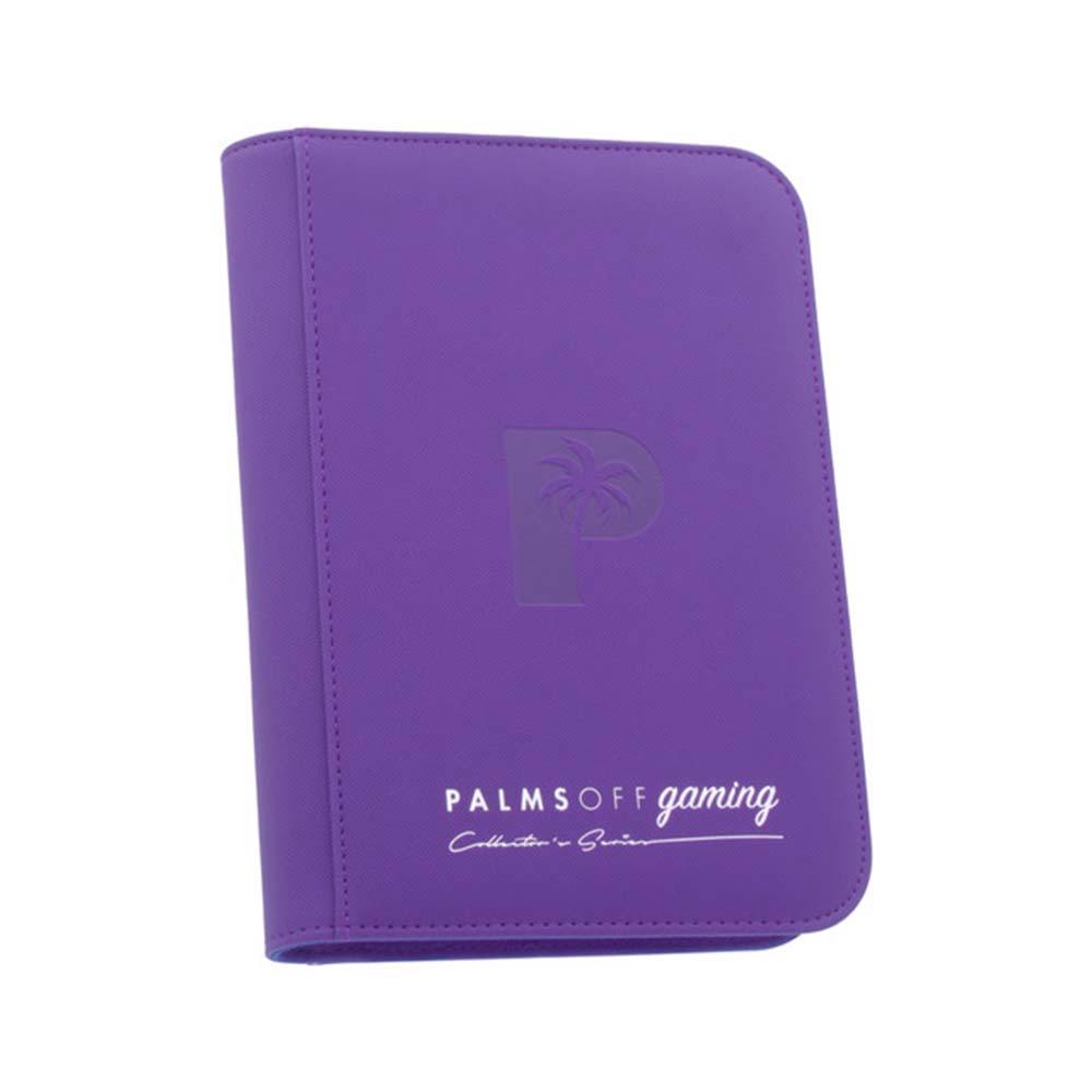 Palms Off | Collector's Series | 4 Pocket Zip Binder | Purple