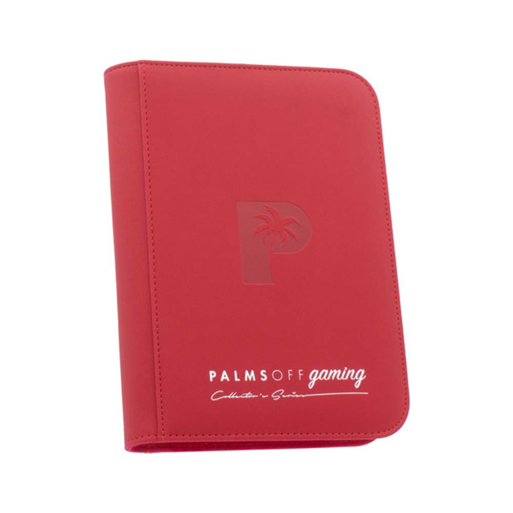Palms Off | Collector's Series | 4 Pocket Zip Binder | Red