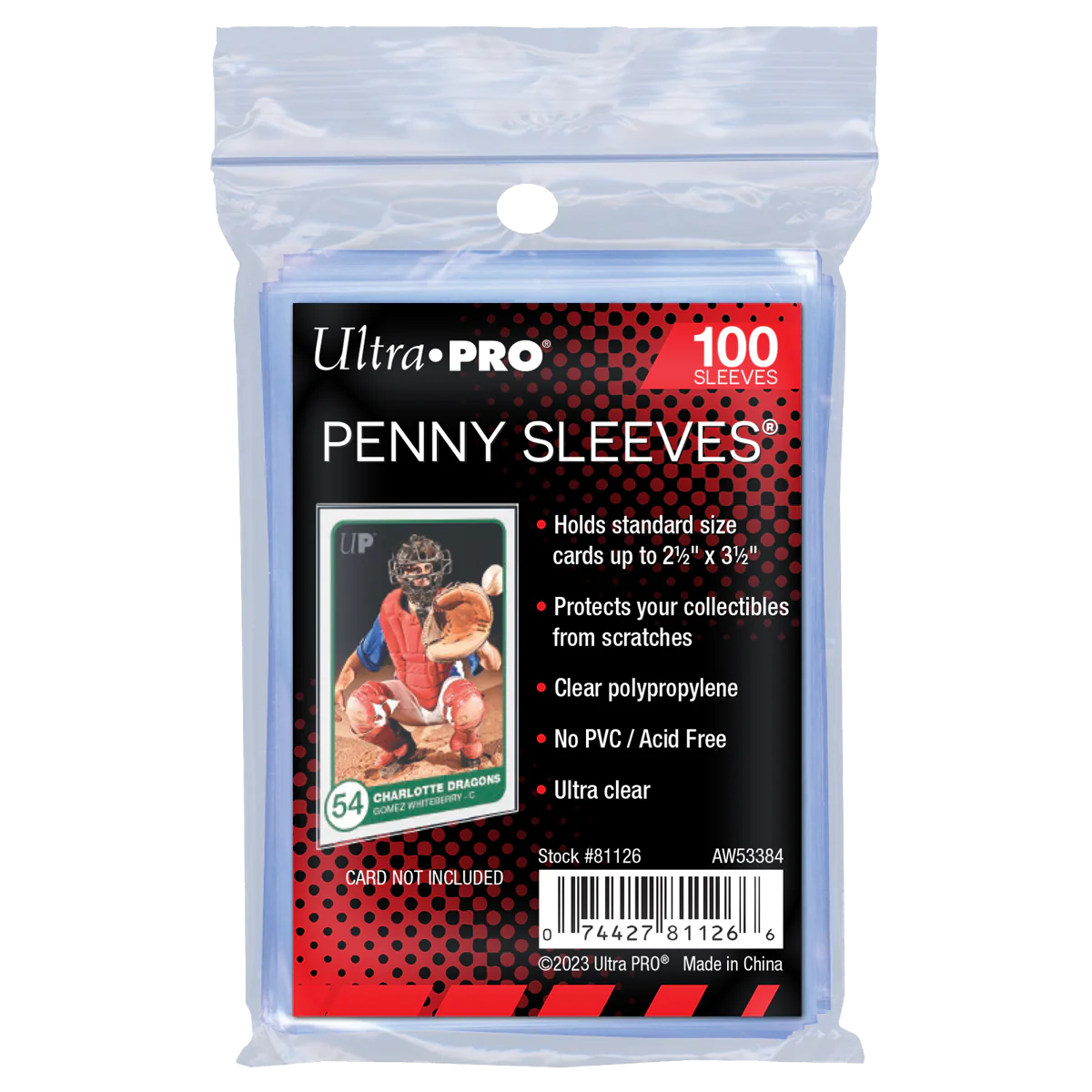 Ultra PRO | Penny Sleeves  (2-1/2" X 3-1/2")