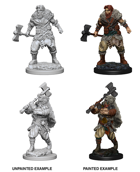 D&D Nolzur's Marvelous Miniatures | Human Barbarian (Male - B)