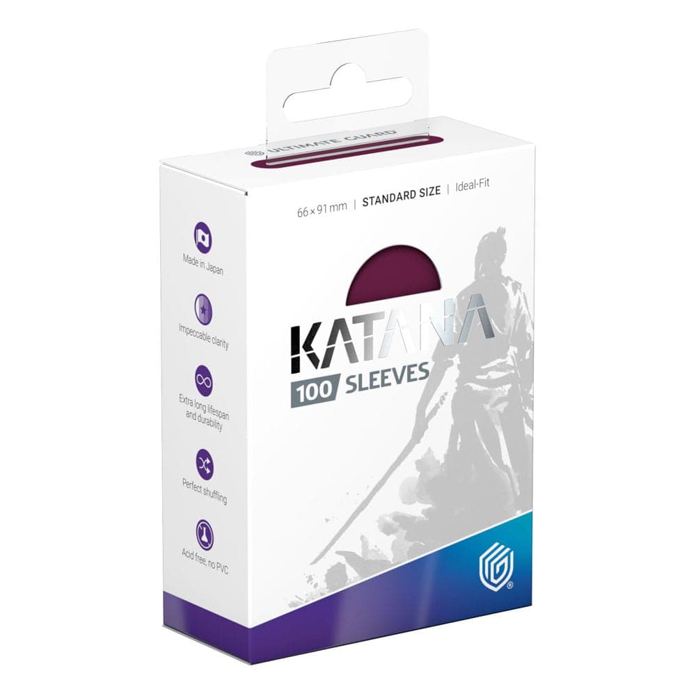 Ultimate Guard: Katana | Standard Size Sleeves | 100ct | Radiant Plum (Matte)