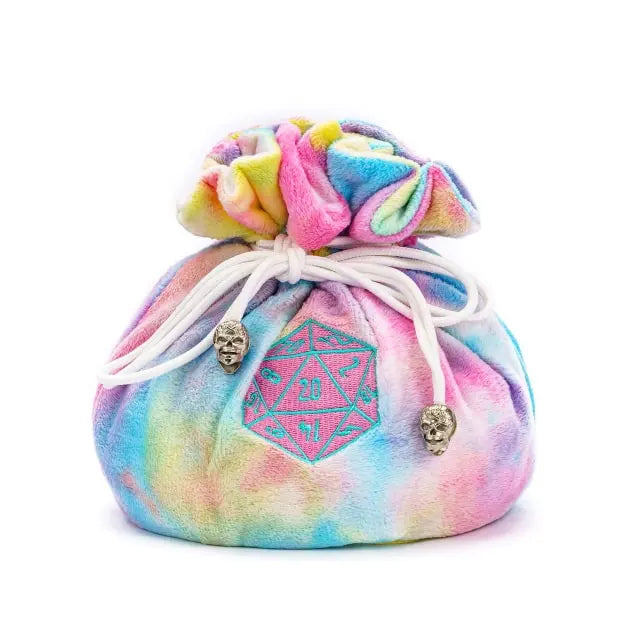Dice Bag | Multipocket Rainbow Flannel (A06)