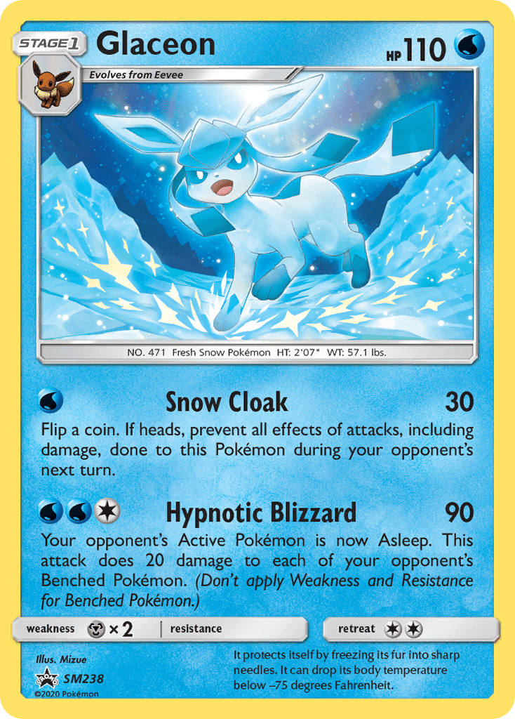 Glaceon (SM238) [Sun & Moon: Black Star Promos] Holofoil