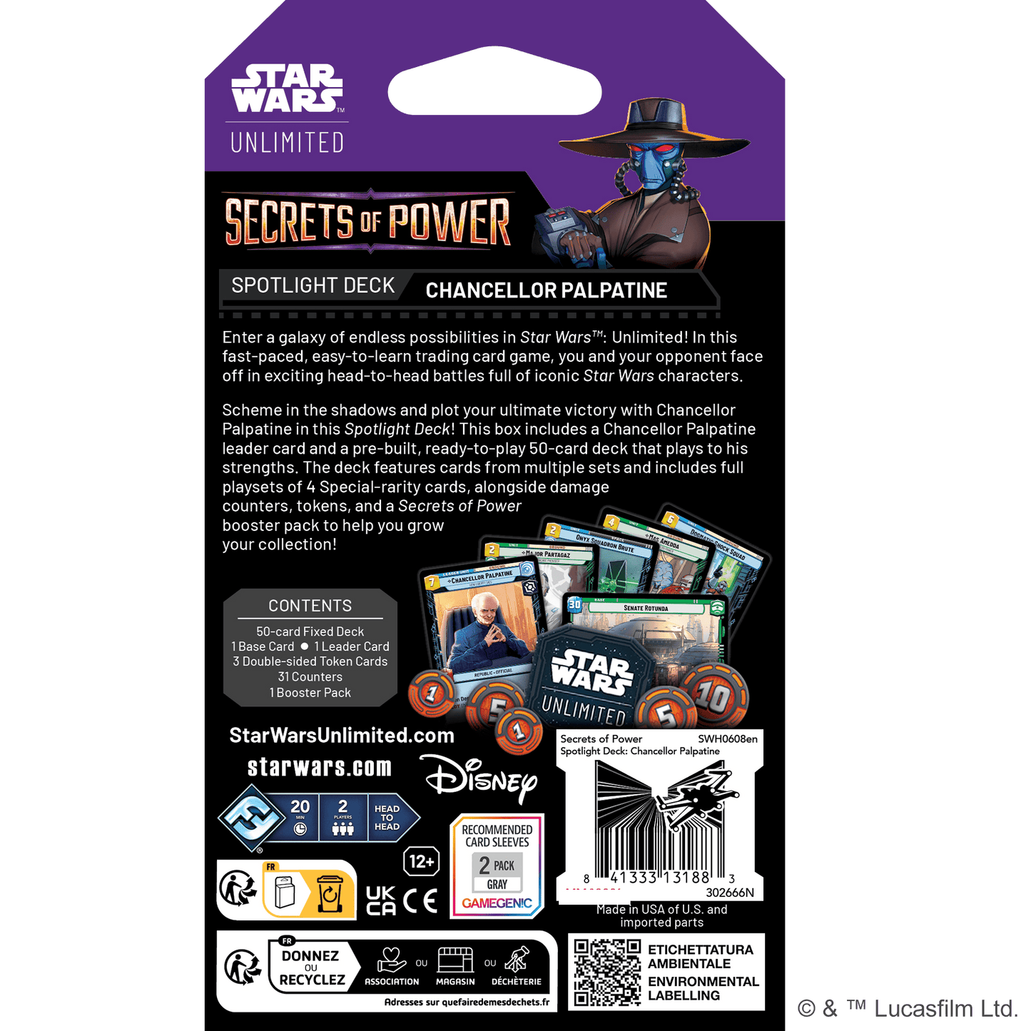 Secrets of Power | Spotlight Deck: Chancellor Palpatine