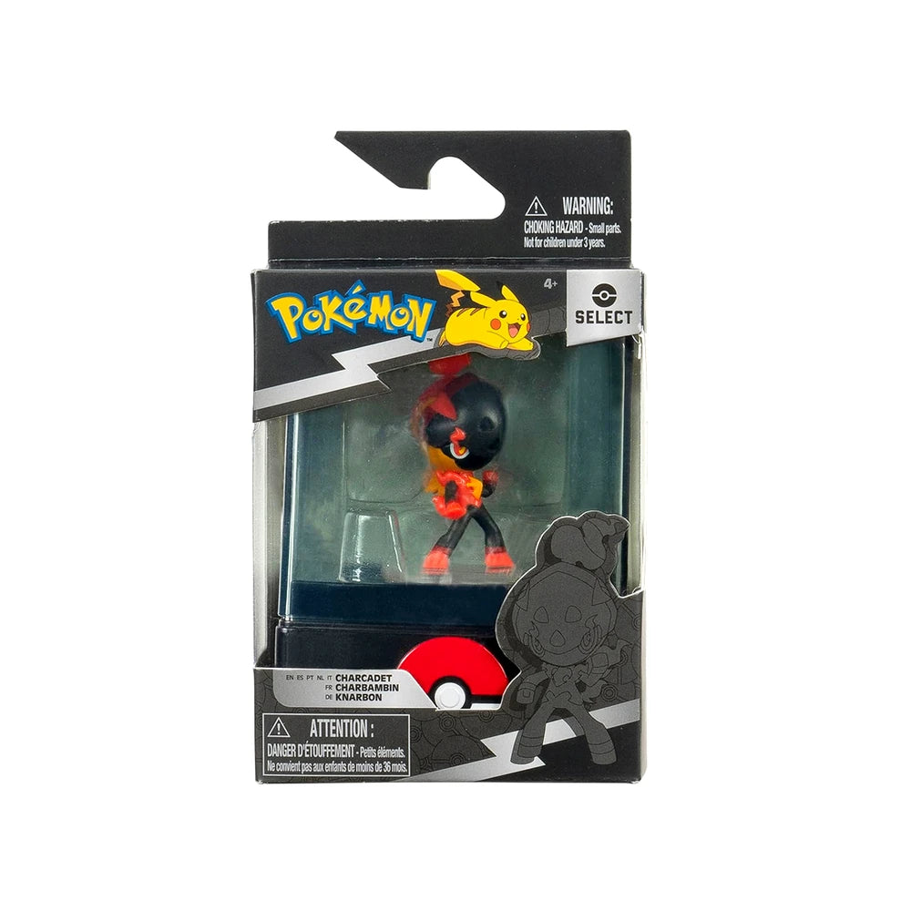 Pokemon Select Battle Figures | 1 Pack w/ Case | Charcadet