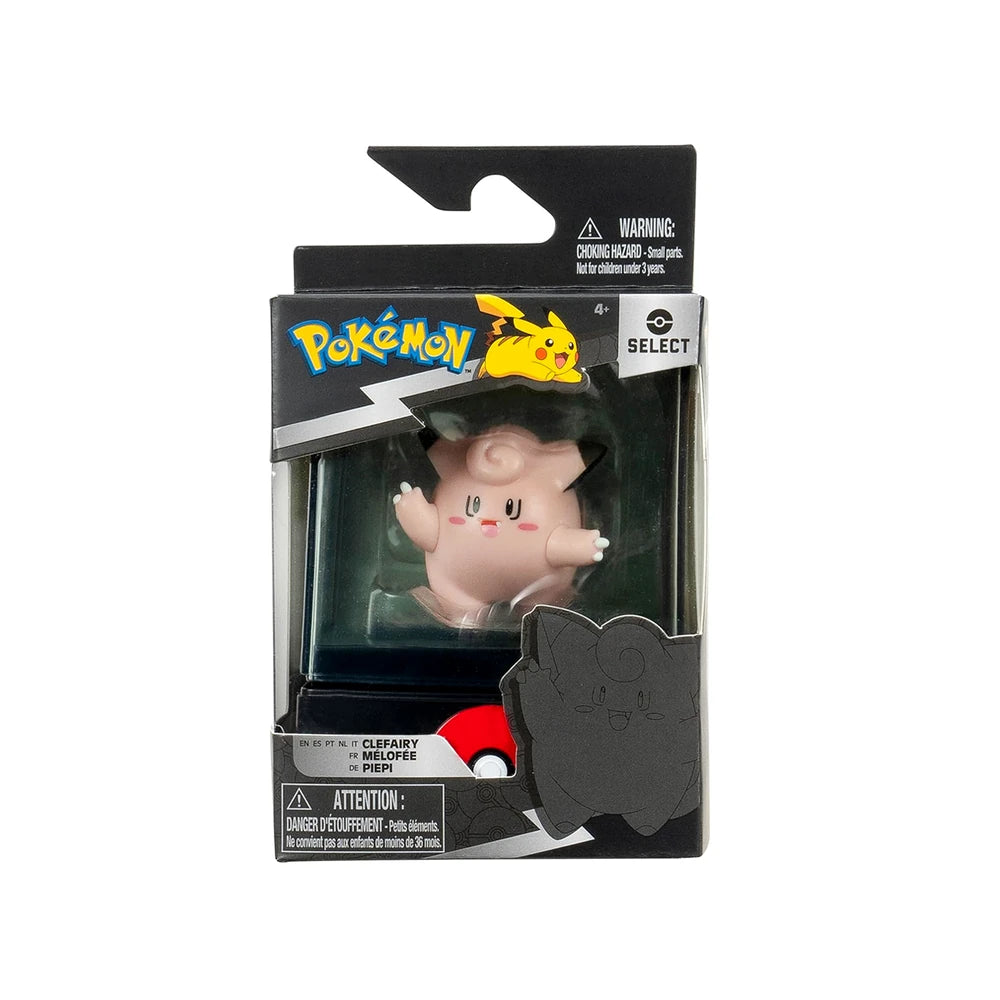 Pokemon Select Battle Figures | 1 Pack w/ Case | Clefairy