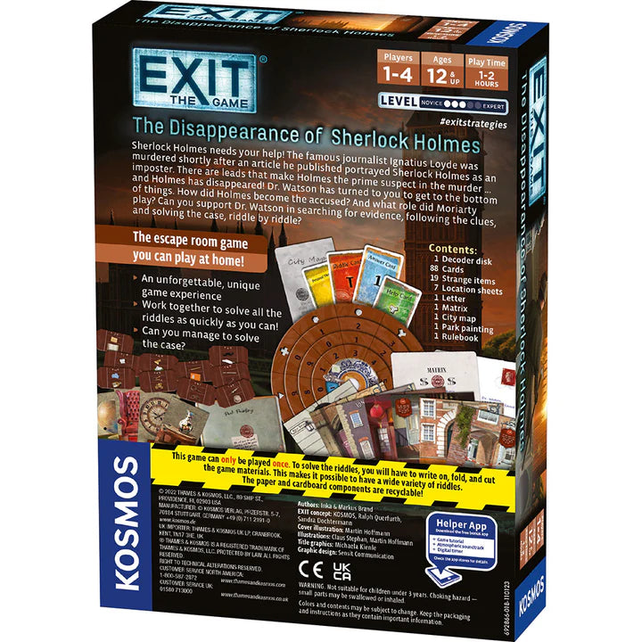 EXIT the Game | The Disappearance of Sherlock Holmes