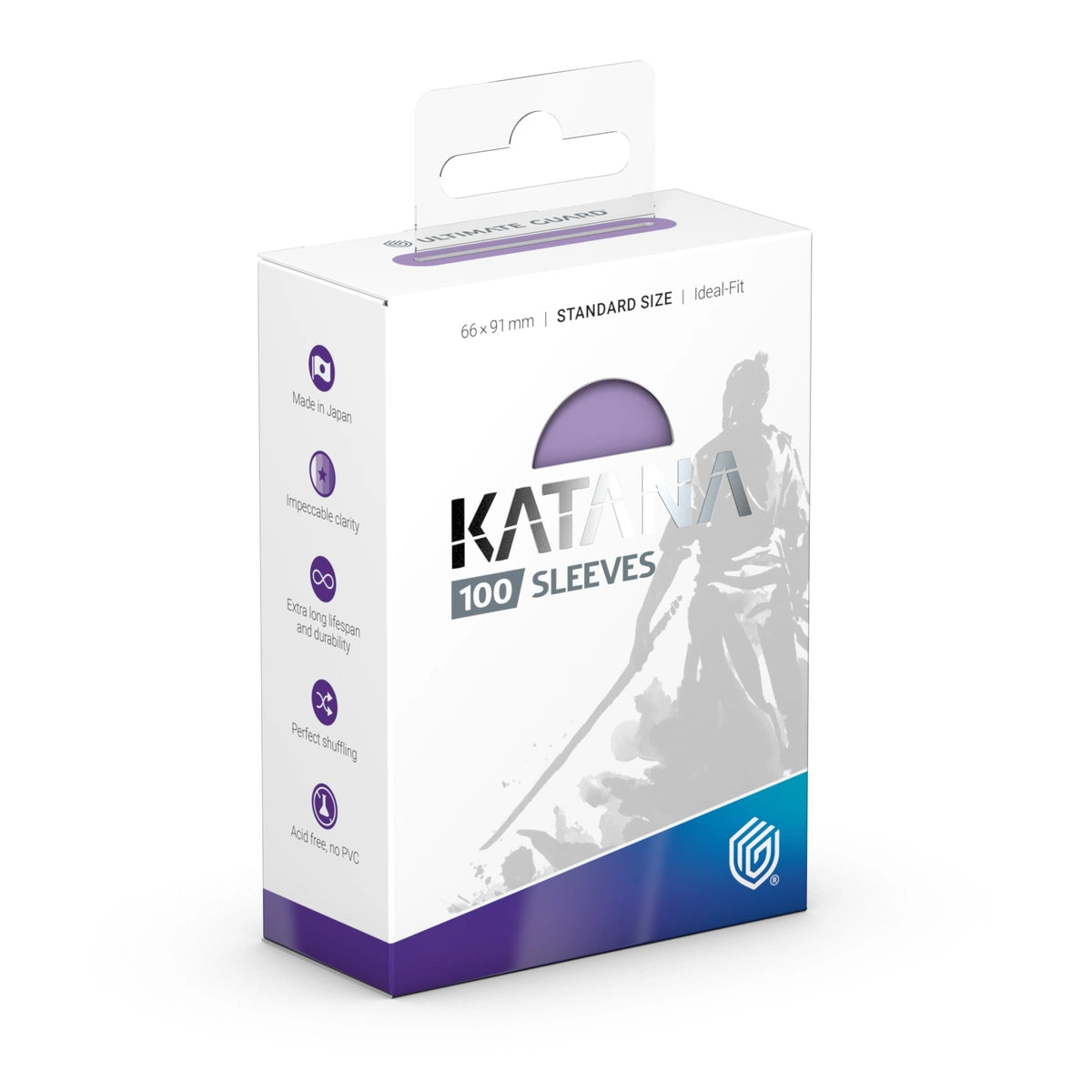 Ultimate Guard: Katana | Standard Size Sleeves | 100ct | Summer Cloud (Matte)