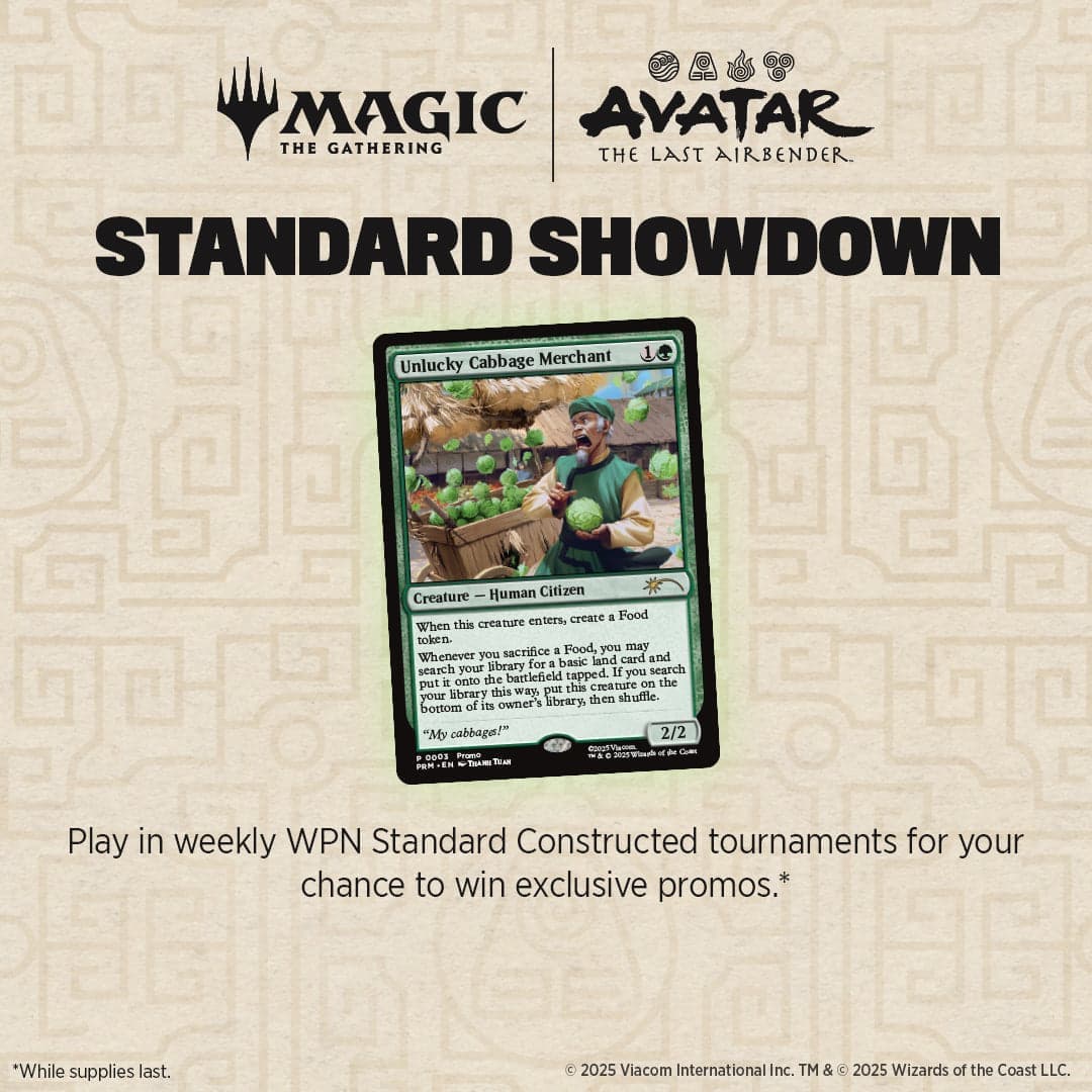 Avatar: The Last Airbender - Standard Showdown - December - Event Ticket