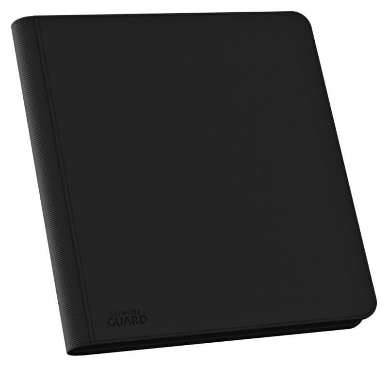 Ultimate Guard | 480 Xenoskin Zipfolio | 24-Pocket Quadrow | Black