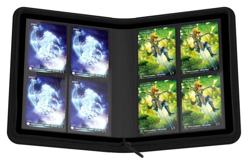 Ultimate Guard | 160 Xenoskin Zipfolio | 8-Pocket | Black